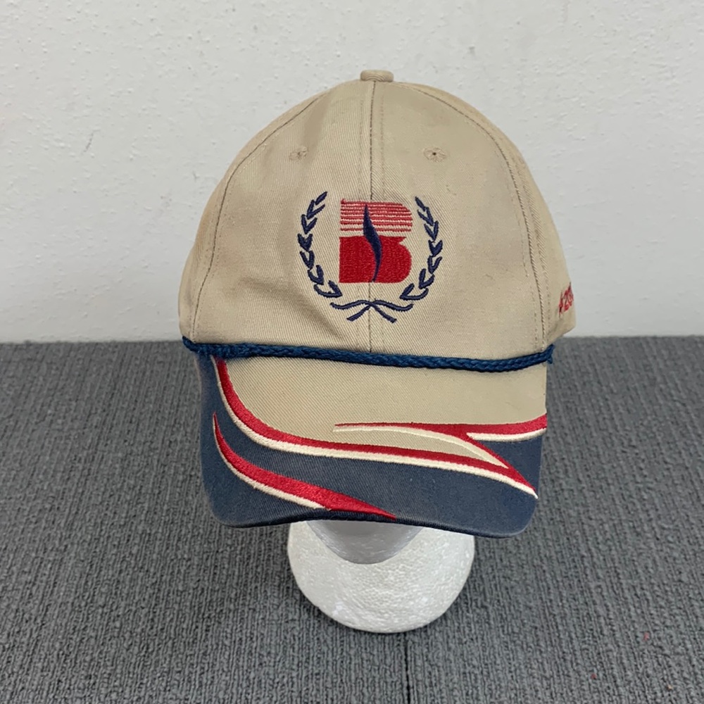 Beck's President's Club 2008 Baseball Hat Mens Adjustable Beige Red Blue Legend